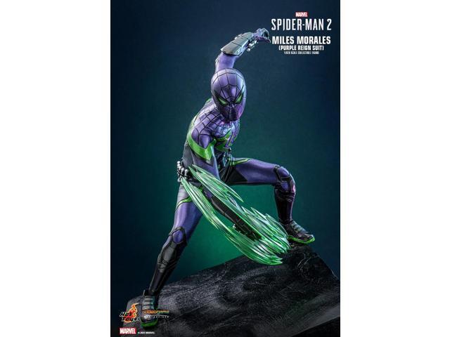Figure Hot Toys VGM68 - Marvel's Spider Man 2 - Miles Morales Purple Reign Suit
