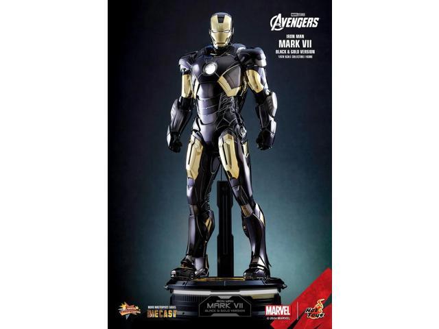 Figure Hot Toys MMS741D61 - Marvel Comics - The Avengers - Iron Man Mark VII Black & Gold Version