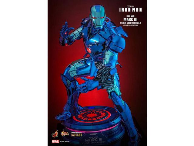 Figure Hot Toys MMS814 - Marvel Comics - Iron Man - Iron Man Mark III Stealth Mode Version