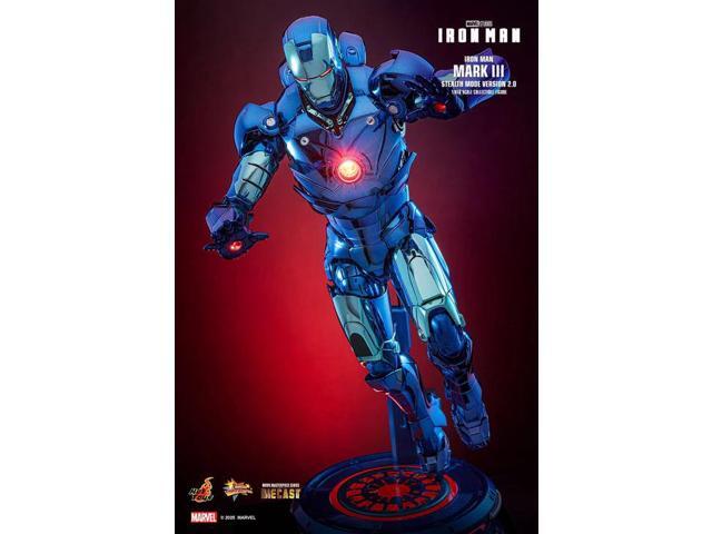 Figure Hot Toys MMS814 - Marvel Comics - Iron Man - Iron Man Mark III Stealth Mode Version