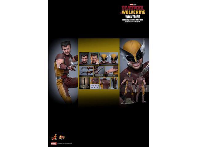 Figure Hot Toys MMS831 - Marvel Comics - Deadpool & Wolverine - Wolverine Classic Brown & Tan