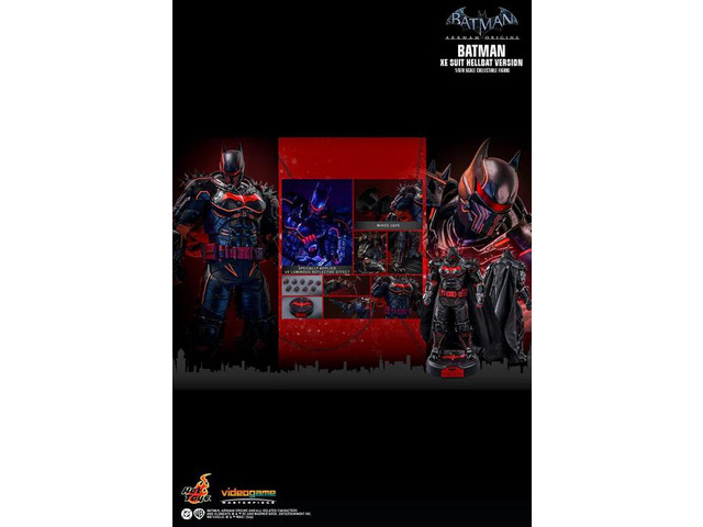 Figure Hot Toys VGM73 - Batman: Arkham Origins - Batman XE Suit Hellbat Version