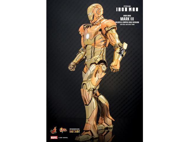 Figure Hot Toys MMS848D78 - Marvel Comics - Iron Man - Iron Man Mark III Golden & Copper Gold Version