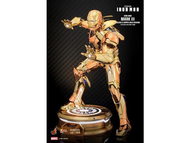 Figure Hot Toys MMS848D78 - Marvel Comics - Iron Man - Iron Man Mark III Golden & Copper Gold Version