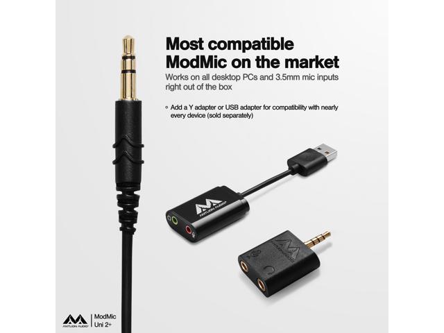 Antlion Audio ModMic Uni 2+ Attachable 3.5mm Microphone
