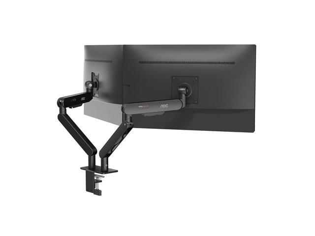 AOC Dual Monitor Arm Desk Stand Adjustable Two Monitor Freestanding Desk Stand for 17 to 34 Inch Computer Screens Holds up to 19.84 lbs AM420B...