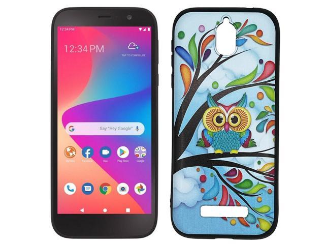 For Blu View 2 B131DL B130DL Slim Flexi TPU Skin Case Phone Cover - TPU Owl