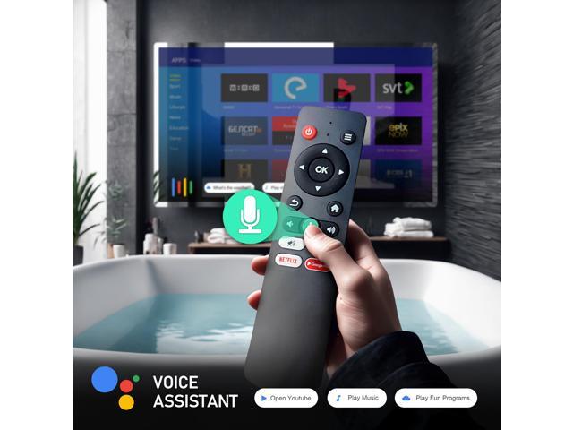 Leotachi 4K Ultra HD 32-inch High-end Bathroom Mirror TV IP66 Waterproof Android TV Supports Voice Remote Control Google Assistant, Built-in ATSC...