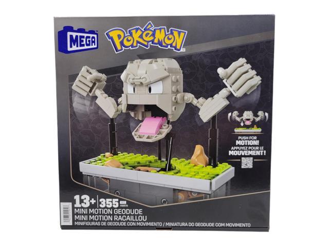 Mega Pokemon Mini Motion Geodude Building Toy Set HWR79 355 Pieces Kids Gift