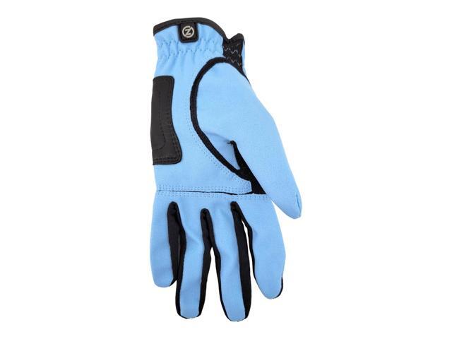 Zero Friction Junior Left Hand Golf Glove Compression Fit Performance Blue