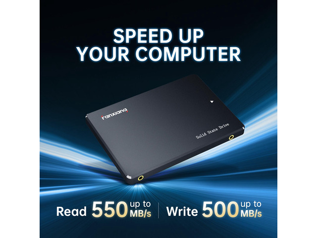 Fanxiang 128GB SSD SATA III 2.5' Internal Solid State Drive, 3D NAND TLC, Up to 550MB/s, Compatible with laptops and PC Desktops
