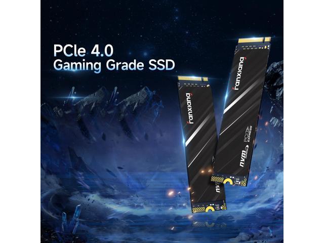 Fanxiang S690Q 1TB SSD NVMe M.2 2280 PCIe Gen4, Up to 4800MB/s, Internal Gaming SSD for PS5, 3D NAND QLC, SLC Cache Solid State Drive Upgrade...