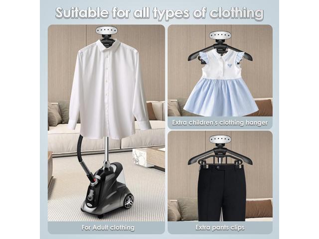 Steamer for Clothes, Jenaely 1500W Standing Garment Steamers, 35s Fast Heat-up, 80 Mins of Continuous Powerful Steam with 2.8L Water Tank, Pants...