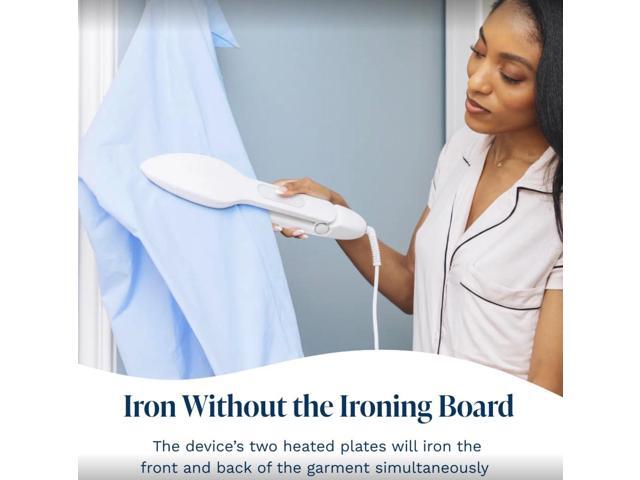 Nori Press Travel Steam Iron - Handheld Iron With Optional Steam Feature - No Ironing Board Required - Easy to Use w/ 6 Fabric Settings - Removes...