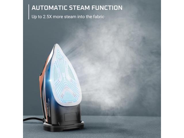 Rowenta Iron Steam Force Pro Steam Iron for Clothes, 1850 Watts, 5 Presets Smart Screen, Stainless Steel Soleplate, High-Efficiency Handheld...