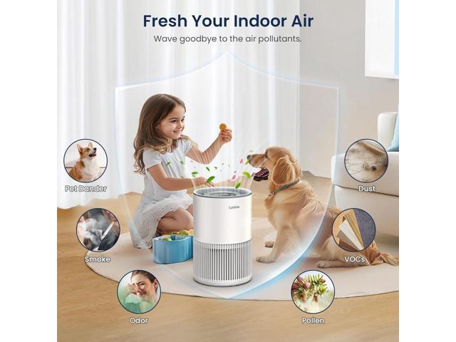 Air Purifiers for Home Large Room up to 1200ft², LUNINO H13 True HEPA Air Purifier for Bedroom with Fragrance Function, Air Quality Sensor, Sleep...