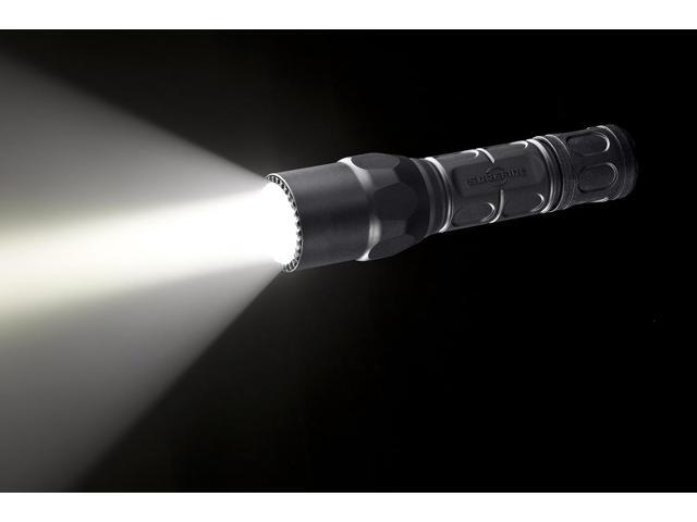 SureFire G2X Pro Dual-Output LED Flashlight with click switch, Black