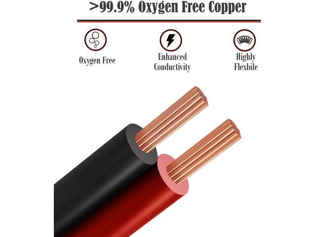 GS Power 300ft 18 Gauge Wire Oxygen Free Pure Copper Primary Wire, 50ft Roll, 6 Colors, OFC 12v 18AWG for Automotive Audio Video Electric Trailer...