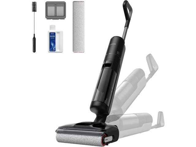 dreame H12 Pro FlexReach Wet Dry Vacuum Cleaner, 0 Tangle Cordless Vacuum Mop All-in-One for Hard Floors, 180° Lie-Flat Floor Cleaner Machine with...