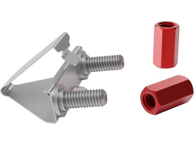 PATCHBOX/dev/Mount - Toolless Installation Cage Nut Alternative Device Mount Screws for Patch Panels, Computer Cabinets, Servers, and Network Racks...