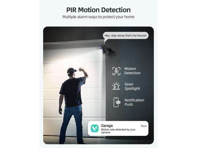 2K Security Cameras Wireless Outdoor, 2 Pack Battery Powered WiFi Cameras for Home Security with AI Motion Detection, Spotlight Color Night Vision,...