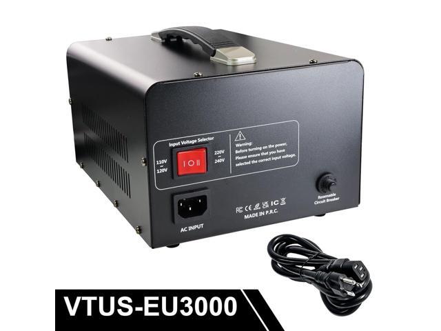 Yinleader 3000W Voltage Converter Transformer(110V to 220V,220V to 110V) Step Up/Down Converter 110/120 Volt - 220/240 Volt w/US Standard Power...