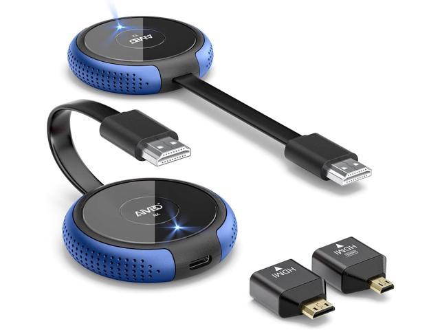 TIMBOOTECH Wireless HDMI Transmitter and Receiver 4K, Casting Media Video/Audio/File HDMI Wireless Extender 5G Kit for Laptop, Camera, Cable Box,...