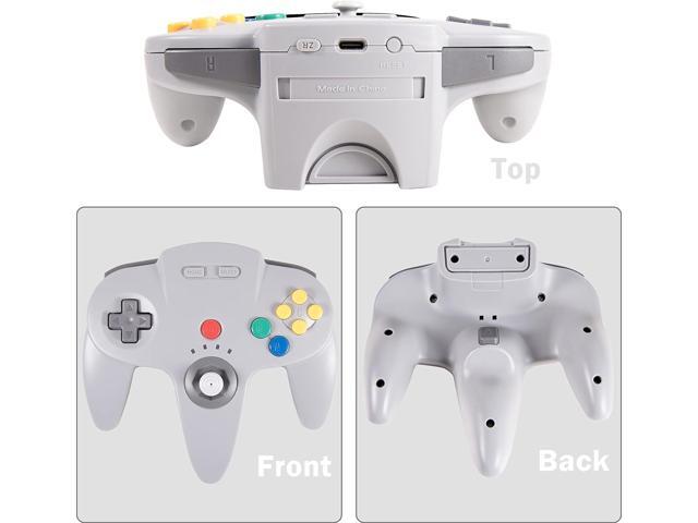 2.4 GHz Wireless N64 Switch Online Controller, USB Receiver & N64 Receiver, Compatible with Windows PC Laptop iOS Mac Raspberry Pi, N64 / Switch...