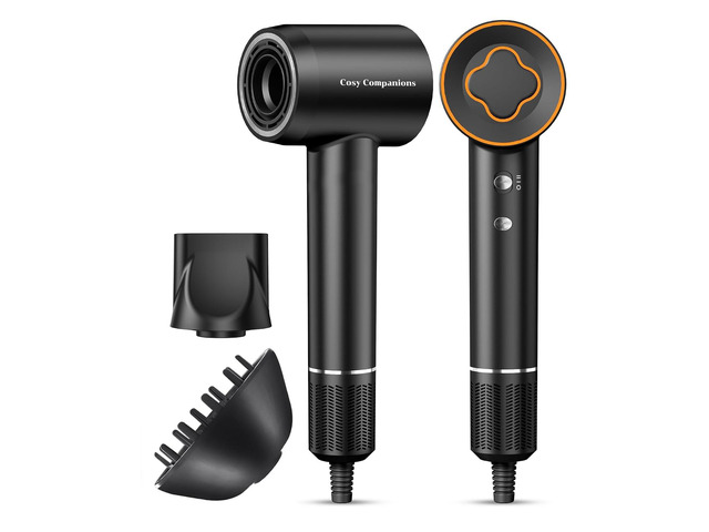Cosy Companions High-Speed Ionic Hair Dryer, 150000 RPM Brushless Motor for 2-5 Min Fast Drying, Low Noise Blow Dryer Reduces Frizz & Heat Damage,...