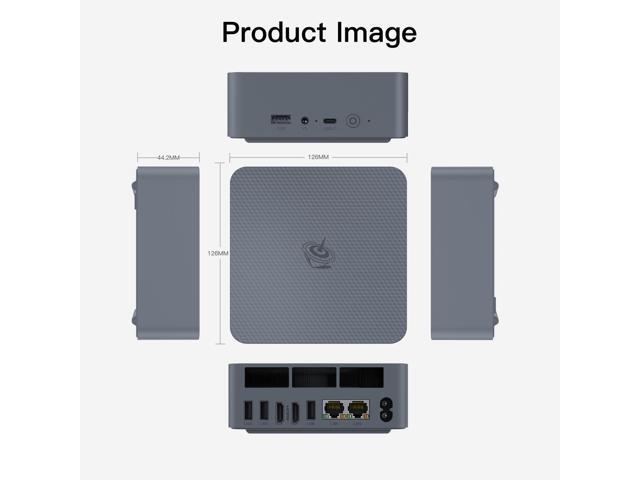 Beelink EQR5 Mini PC, AMD Ryzen 5 5500U(7nm, 6C/12T) up to 4.0GHz, Mini Computer 16GB DDR4 RAM 500GB PCIe3.0x4 SSD, Micro PC 4K@60Hz Dual HDMI...