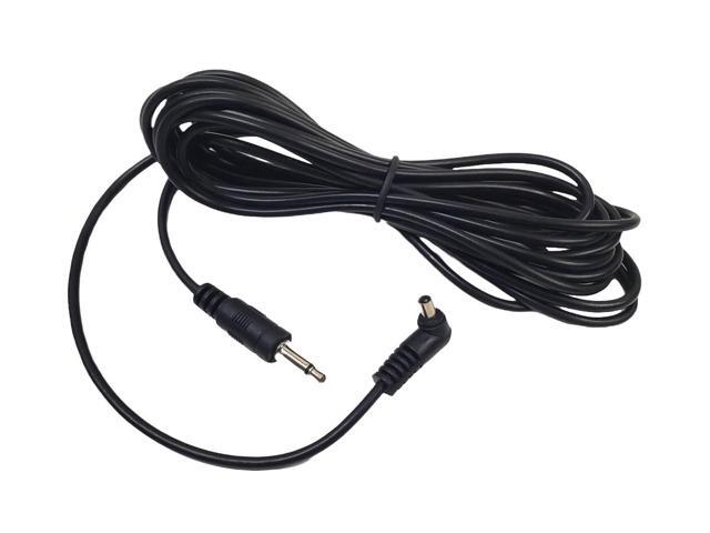 BAKOD 11.5ft/3.5M 3.5mm Plug to Male Flash PC Sync Cord Cable Studio Light Radio Strobe Trigger Camera Lighting Camera Photography Connector