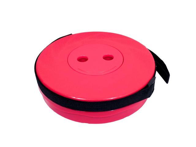 BAKOD Retractable Folding Camping Stool, Portable Telescopic Stool Chair Lightweight Collapsible Stool for Camping, Fishing, Hiking, BBQ RED