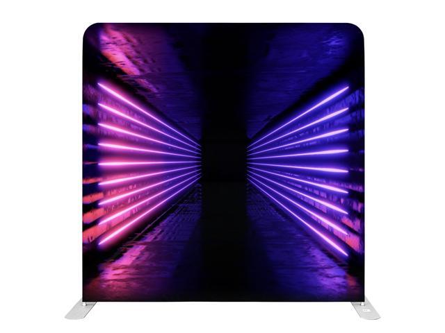 Bakod Neon Corridor Pillow-case Cover Tension Fabric Display Backdrop 8ftx8ft