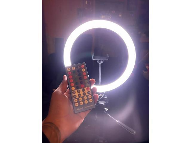 BAKOD 13' RGB 360 Ring Light by Revospin Ideal for Photobooths & Selfies with Adjustable Color Settings