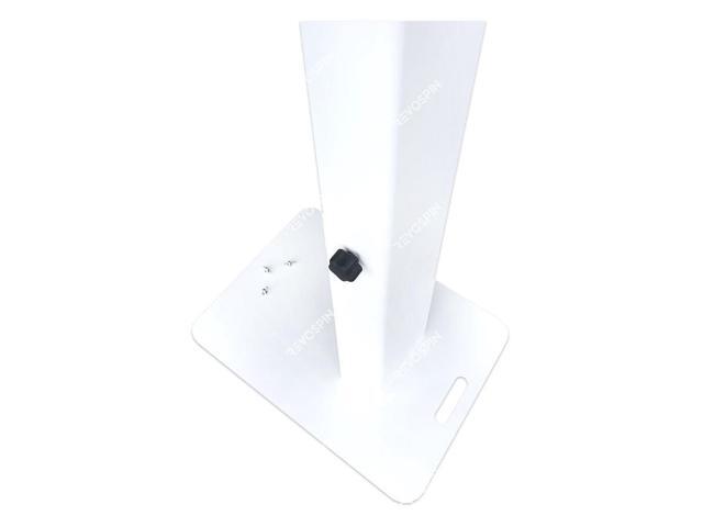 BAKOD Glamify Photo Booth Shell Starter Package with 19' Touch Monitor, 2 Internal Flash, Power Strip, and Road Case - WHITE