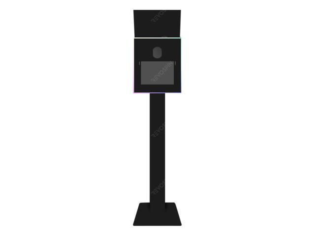 Bella Portable Photo Booth Shell with Travel Road Case - BLACK