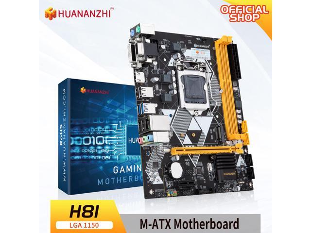 HUANANZHI H81 Motherboard M-ATX LGA 1150 i3 i5 i7 E3 DDR3 1333/1600MHz 16GB M.2 SATA3 USB3.0 VGA DVI HDMI-Compatible
