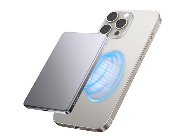 Ultra-Slim Magnetic Power Bank 5000mAh Fast Charging Wireless Charger