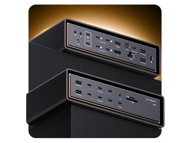 iVanky 26-In-1 Fusiondock Docking Station Compatible with Thunderbolt 5,10GbE MacBook Dock Station,Quad 6K & Triple 8K Resolution, Compatible With...