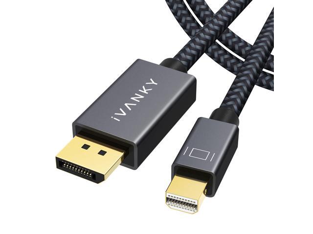 iVANKY 3.3 Foot Bi-Directional Mini DisplayPort to DP 1.4 Cable 32.4Gbps HBR3 8K@60Hz 4K@240Hz HDR10+ HDCP 2.3 DSC 1.2a Gaming Cord G-Sync FreeSync...