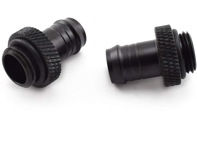 dracaena. io 12 Pack of G1/4' thread to 3/8' Barb Fitting for Soft Tubing, PC Water Cooling System Soft Tube Connectors, Black