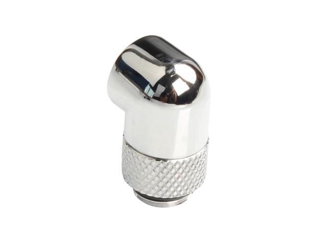 dracaena. io 12 pack G1/4' thread Male to Female Extender Fitting, 90° Rotary Fitting Adapter Connector for Computer Water Cooling System, Silver