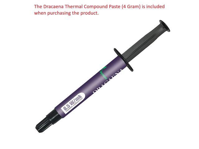 dracaena. io Water Cooling Block for Computer AM2 / AM2+ / AM3 / AM3+ / AM4 / FM2+ CPU, Copper Base with Micro Channel