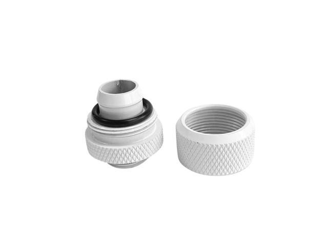 dracaena. io 12 pack G1/4' thread to 3/8' ID, 1/2' OD Compression Fitting for Soft Tubing, Soft Tube Connectors for Computer Water Cooling System,...