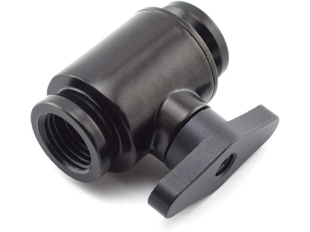 Dracaena. io G1/4'' Internal Thread Water Cooling Valve, Brass Body Valve with Aluminium Handle, Pumping Fittings for PC, Shut Off Valve with Full...