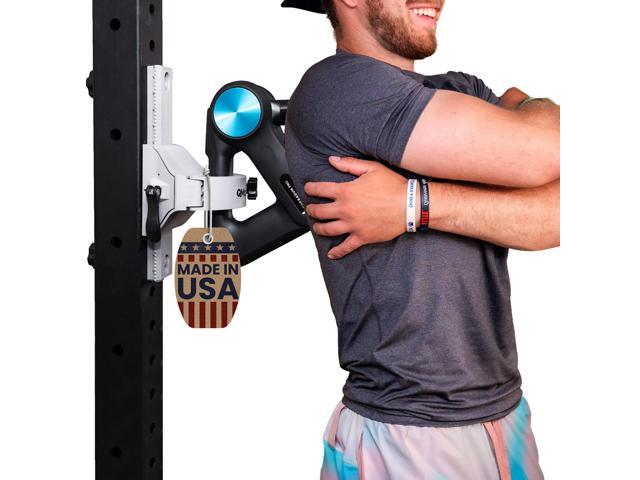 QMount Massage Gun Holder for Power Racks, Squat Racks & Cage Racks