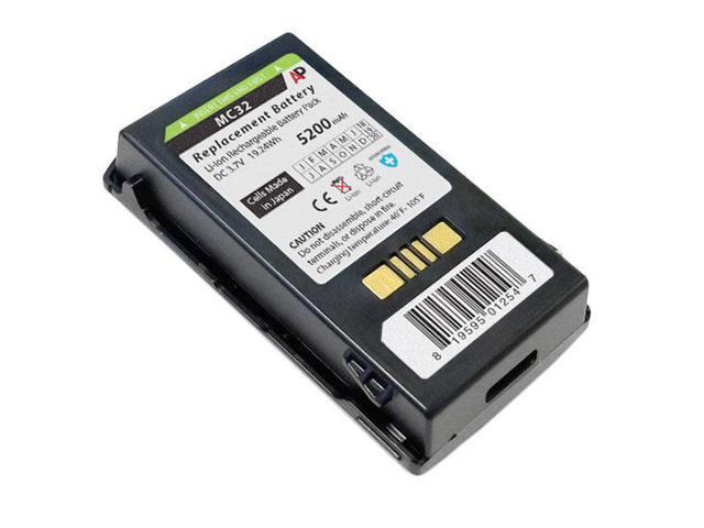 Extended Capacity Replacement Battery for MC3200 Scanner. 5200 mAh.