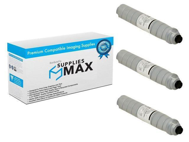 SuppliesMAX Compatible Replacement for Ricoh Aficio 8501050 Toner Cartridge (3PK-1450 Grams-53000 Page Yield) (TYPE 8100D) (888008_3PK)