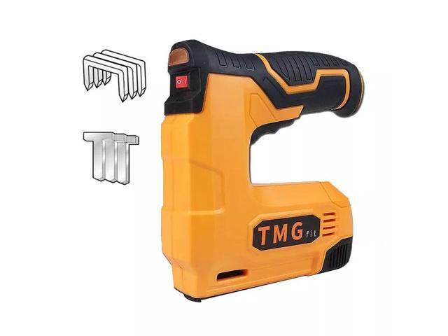 USB Charging Lithium Battery Nail Gun Dual-use Wireless Nail Gun Straight Door Soft Rubber Handle Code Electric Woodworking Tool