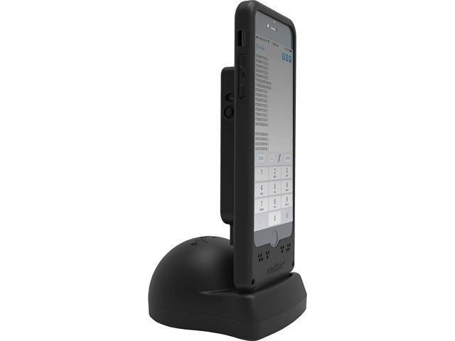 DuraSled DS860 Universal Barcode Scanning Sled and Dot Code, Travel ID Reader for iPhone 678 Plus & Charging Dock